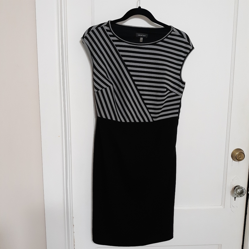 SPENSE Shift Dress Black Grey Size 4